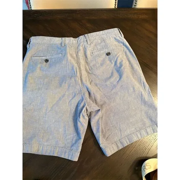1901 Slim Fit ‎ Men's Chino Shorts Size 33 Blue Casual Summer Tailored Fit - Picture 6 of 6